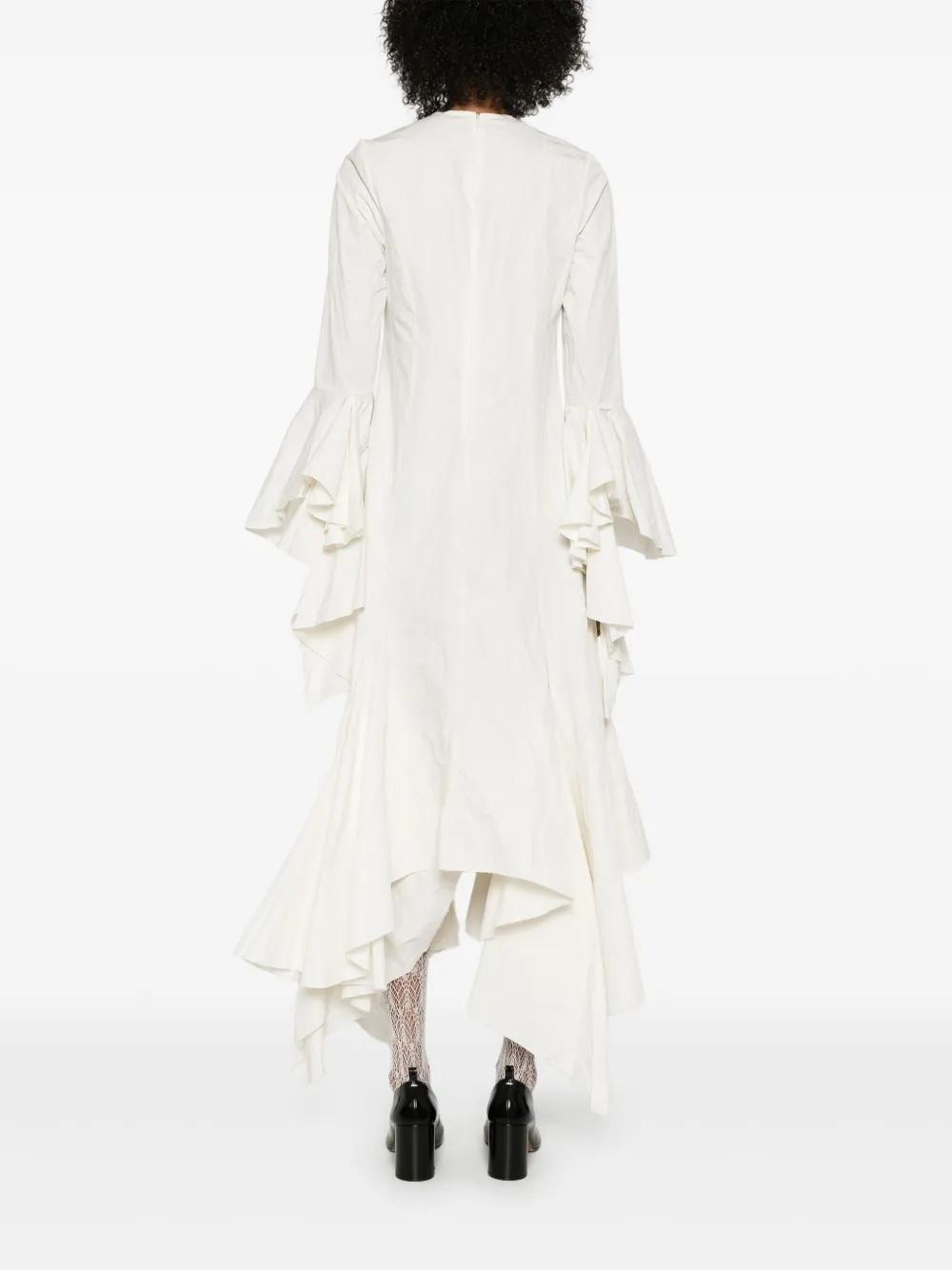 wrinkled handkerchief maxi dress Product Image