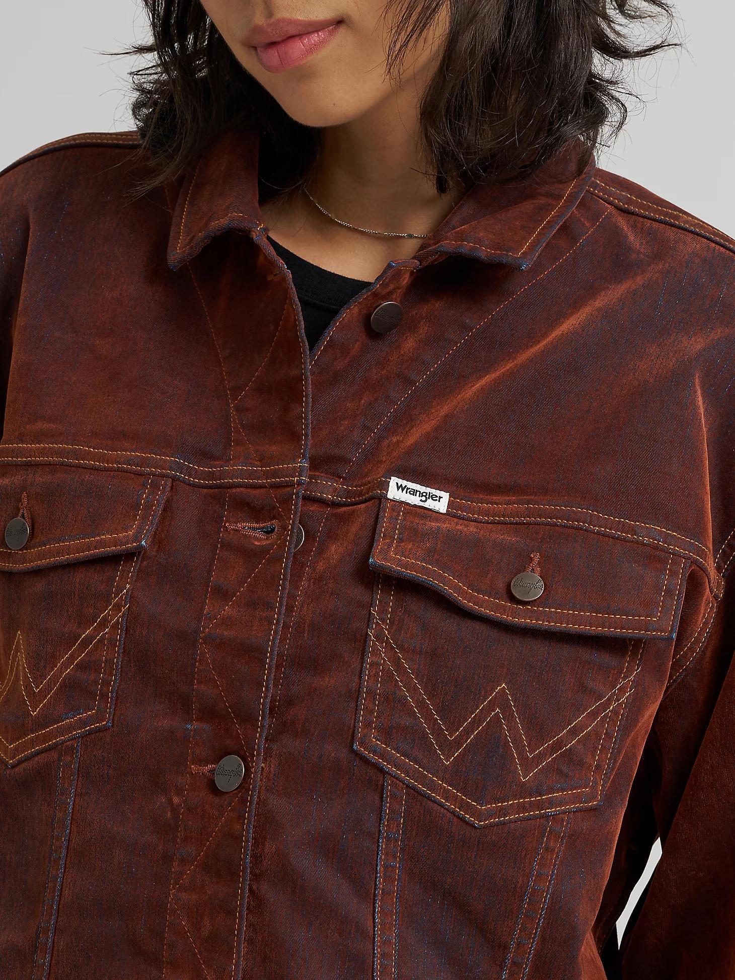 Women's Flocked Easy Fit Jacket | Women's JACKETS & OUTERWEAR | Wrangler® Product Image