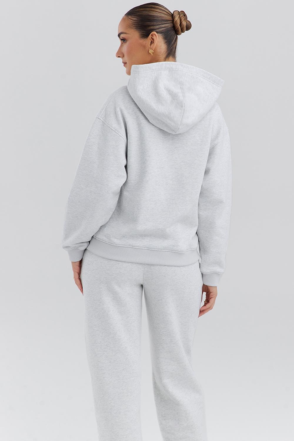 Muse  light grey marl hoodie Product Image