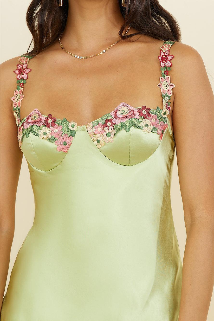 Magnetic Forces Maxi Dress Green Product Image