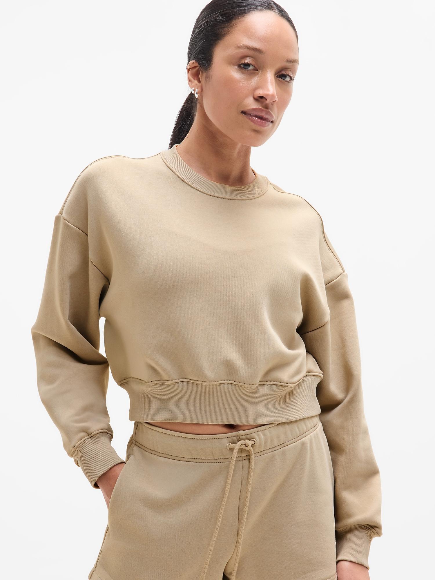 Heavyweight Terry Crop Crew Sweatshirt Product Image