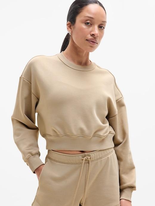 Heavyweight Terry Crop Crew Sweatshirt Product Image
