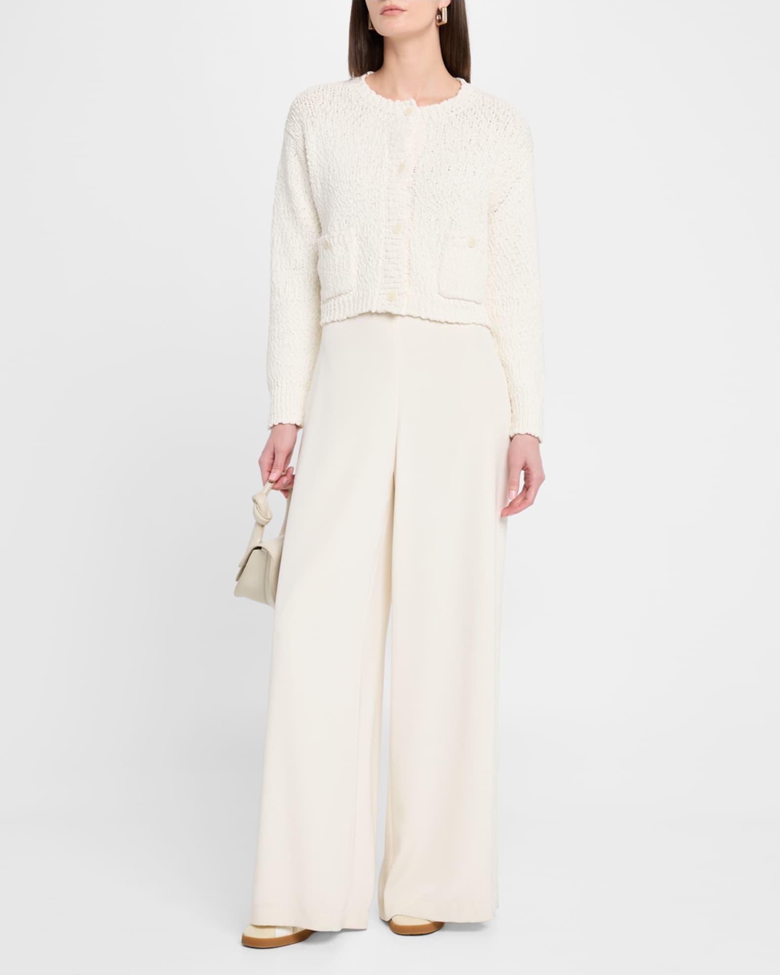 Helena Cropped Double-Pocket Cardigan Product Image