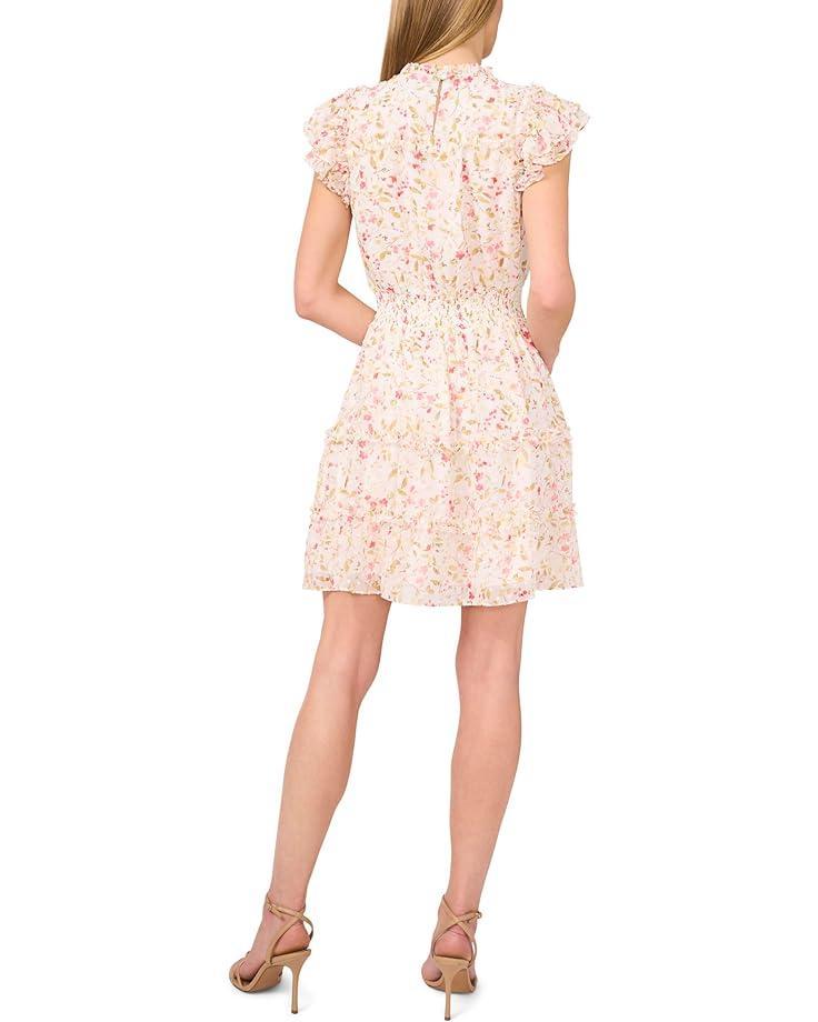 Smocked Waist Ruffle Tiered Midi Dress Product Image