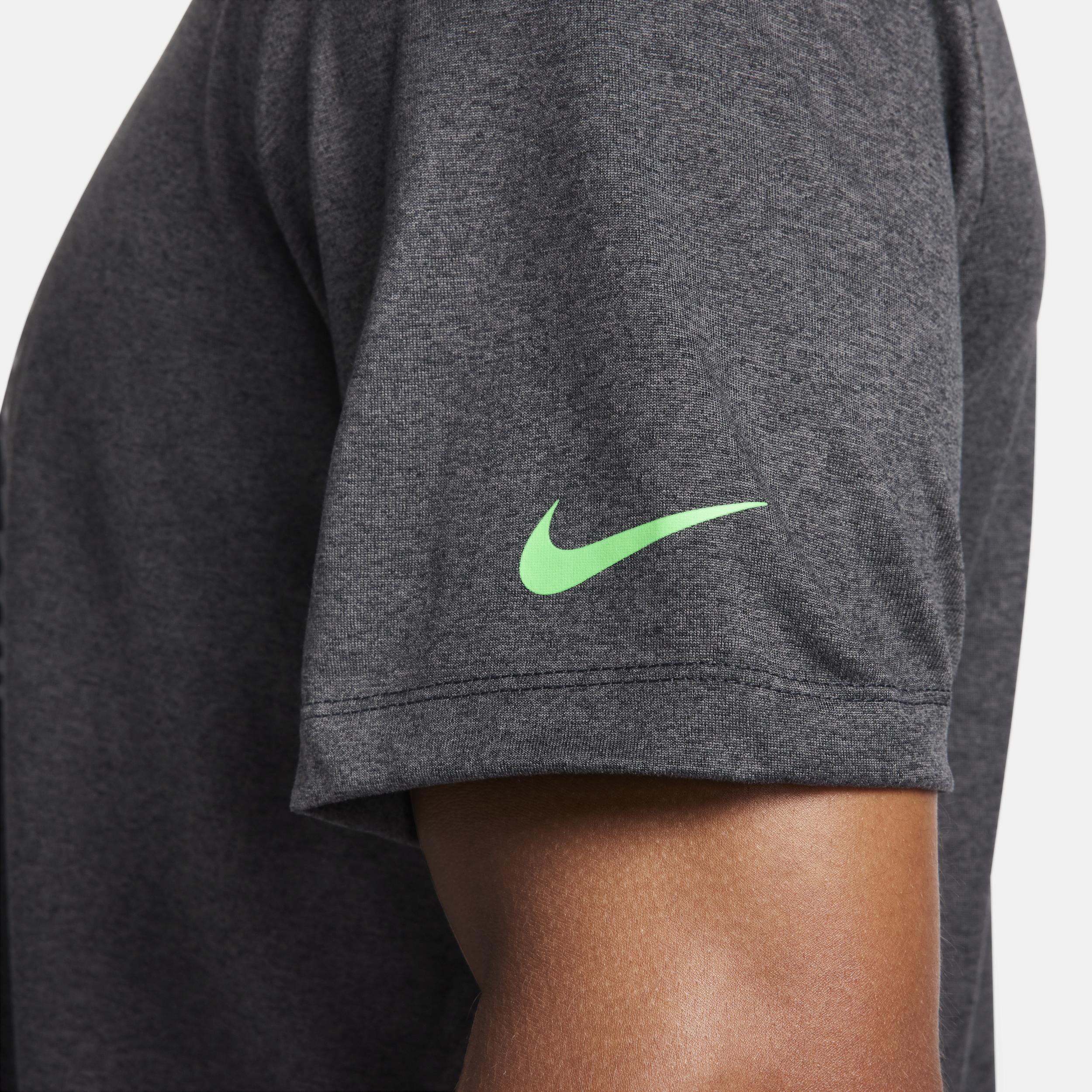 Men's Nike Heather Black Liverpool RLGD��Performance T-Shirt, Size: Small, Lvp Charco Product Image