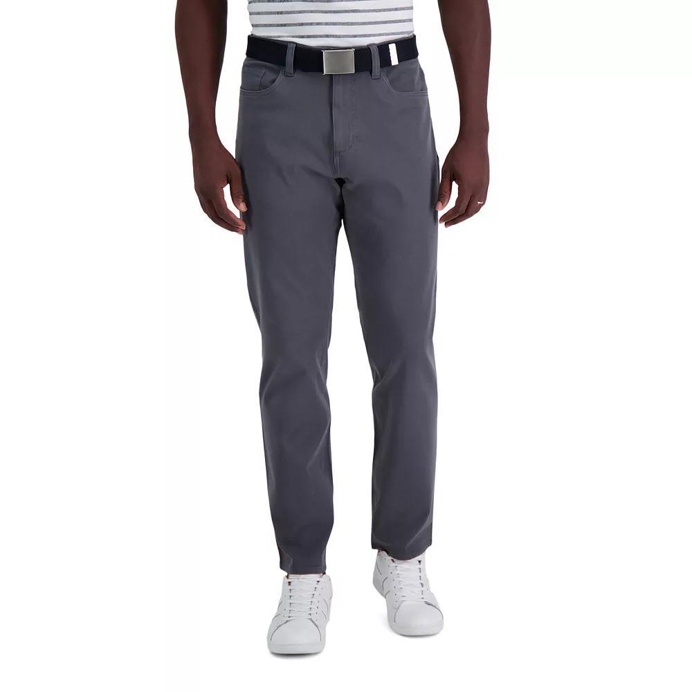 Mens Haggar The Active Series City Flex 5-Pocket Slim-Straight Pants Product Image
