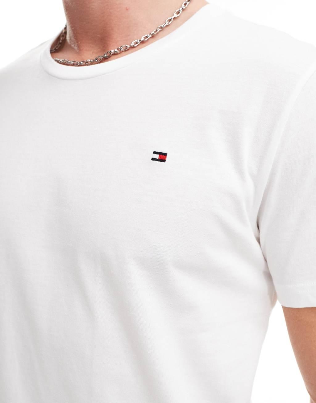 Tommy Hilfiger Signature Essential 3 pack t-shirt in white/blue/navy Product Image