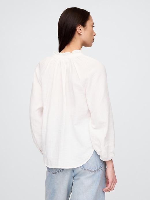 Crinkle Gauze Shirt Product Image