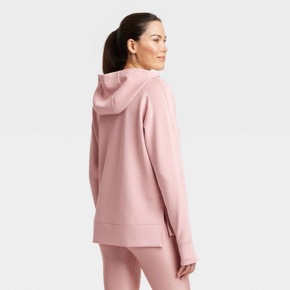 Women's Airy Sleek Legging Friendly Hooded Sweatshirt - All In Motion™ Product Image