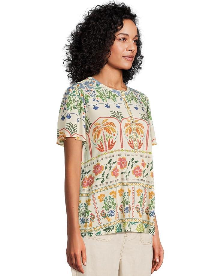 The Janie Favorite Fitted Elbow Sleeve Tee- Sydnee Product Image