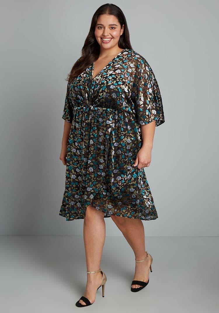 Dramatic Depths Velvet Dress Product Image