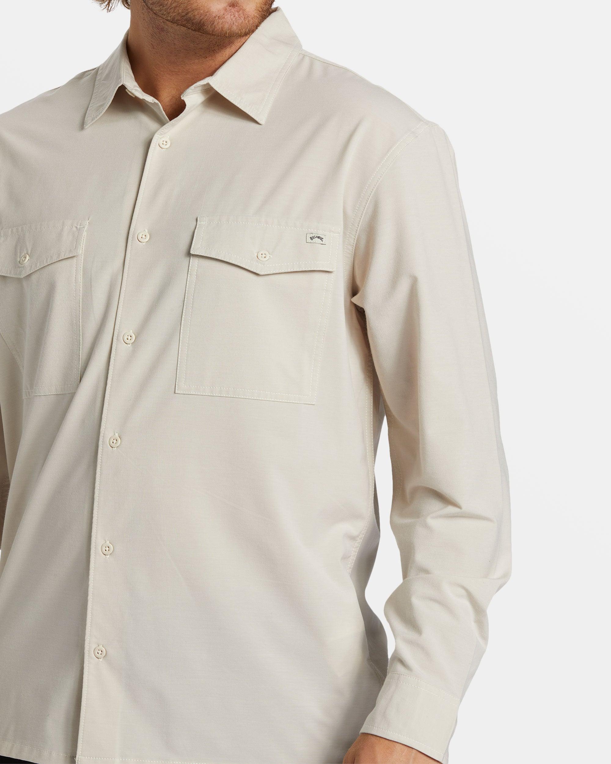 Surftrek Long Sleeve Shirt - Cream Male Product Image