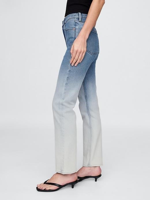 High Rise Ombré '90s Straight Jeans Product Image