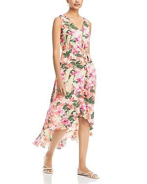 Tommy Bahama Legacy Blooms SL Maxi Dress (Pure Coral) Women's Dress Product Image
