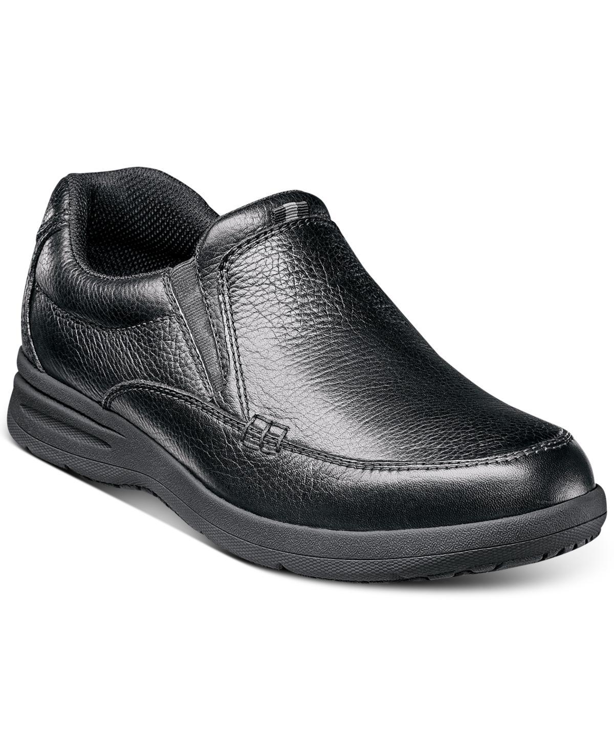 Nunn Bush® Cam Men's Moc Toe Casual Slip-On Shoes, Size: 14 Wide, Red Tumble Product Image