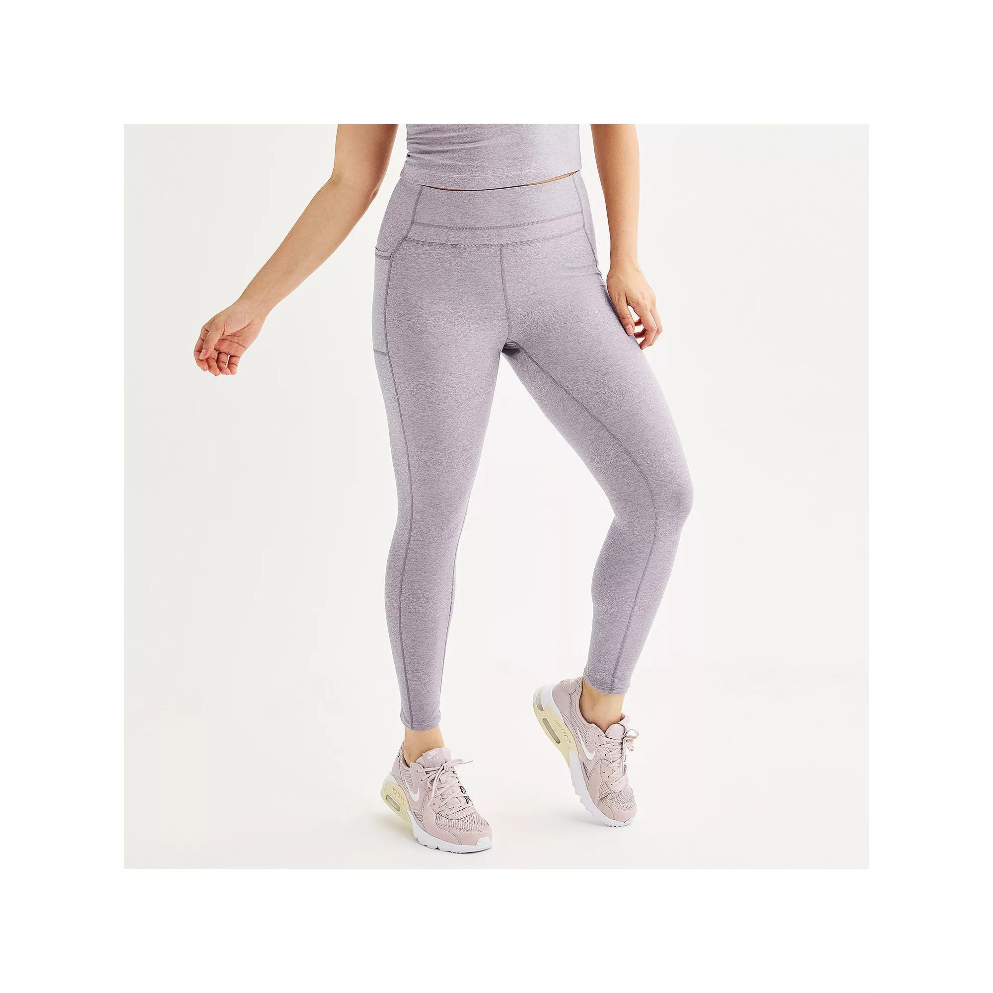 Women's FLX High-Rise 7/8 Brushed Performance Leggings, Size: XXL, Litho Purple Product Image