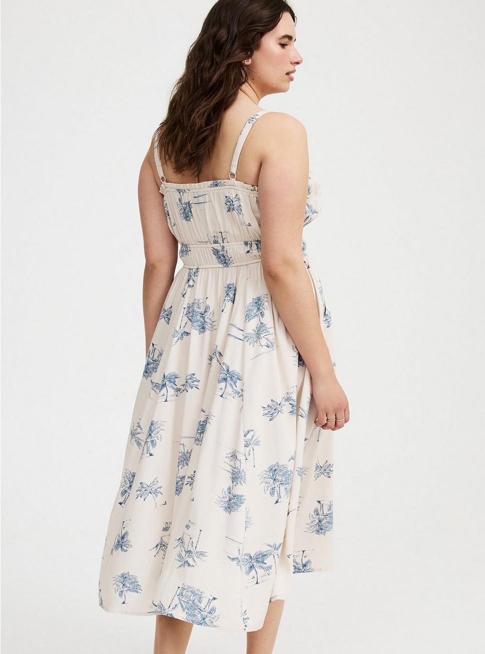 Sleeveless A-Line Midi Dress Product Image