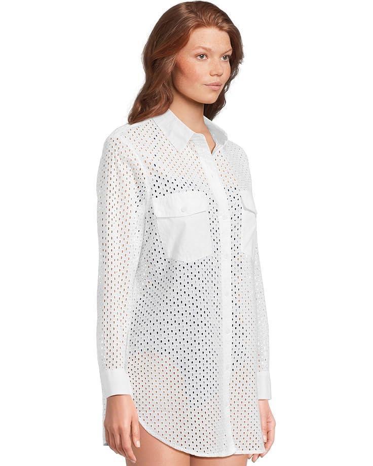 Shoreline Stripe Boyfriend Shirt Product Image