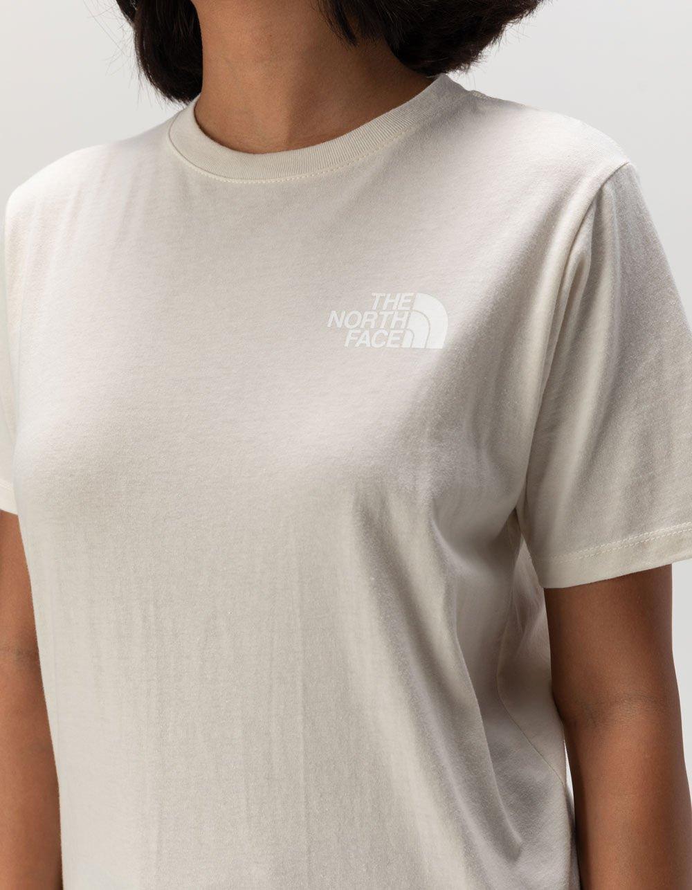 THE NORTH FACE Womens NSE Box Tee - OFF WHITE Product Image