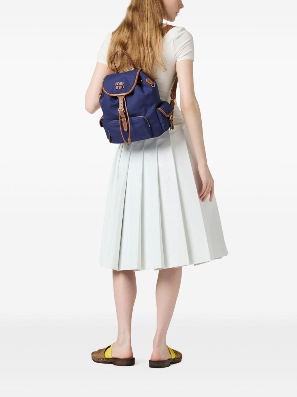 logo-lettering backpack Product Image