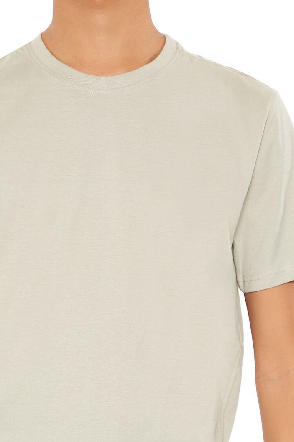 Basic Cotton Crew Tee | Forever 21 Product Image