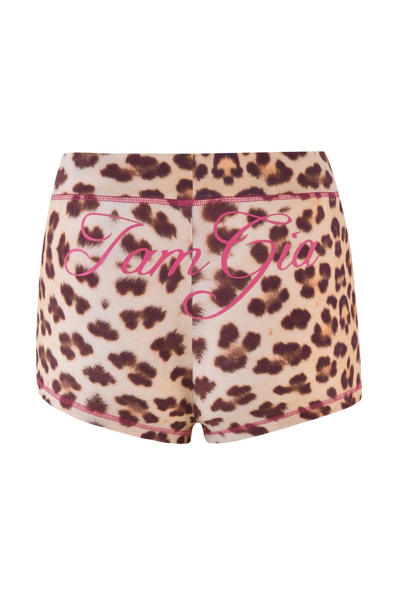 BLARE SHORT - NEUTRAL : LEOPARD : WILD CARD Product Image