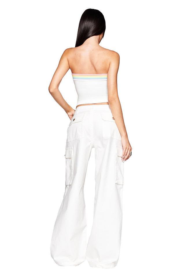 NIJI BOOB TUBE - WHITE Product Image