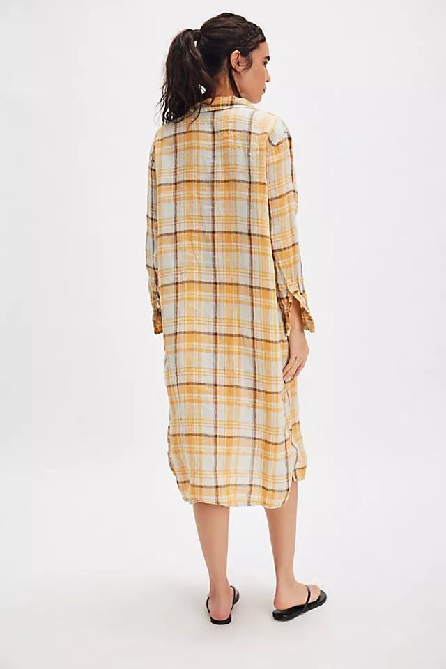 CP Shades Elle Plaid Midi Top Product Image