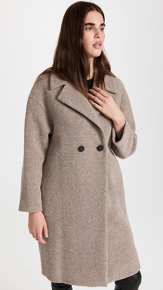 Harris Wharf London Dropped Shoulder Boucle Coat | Shopbop Product Image