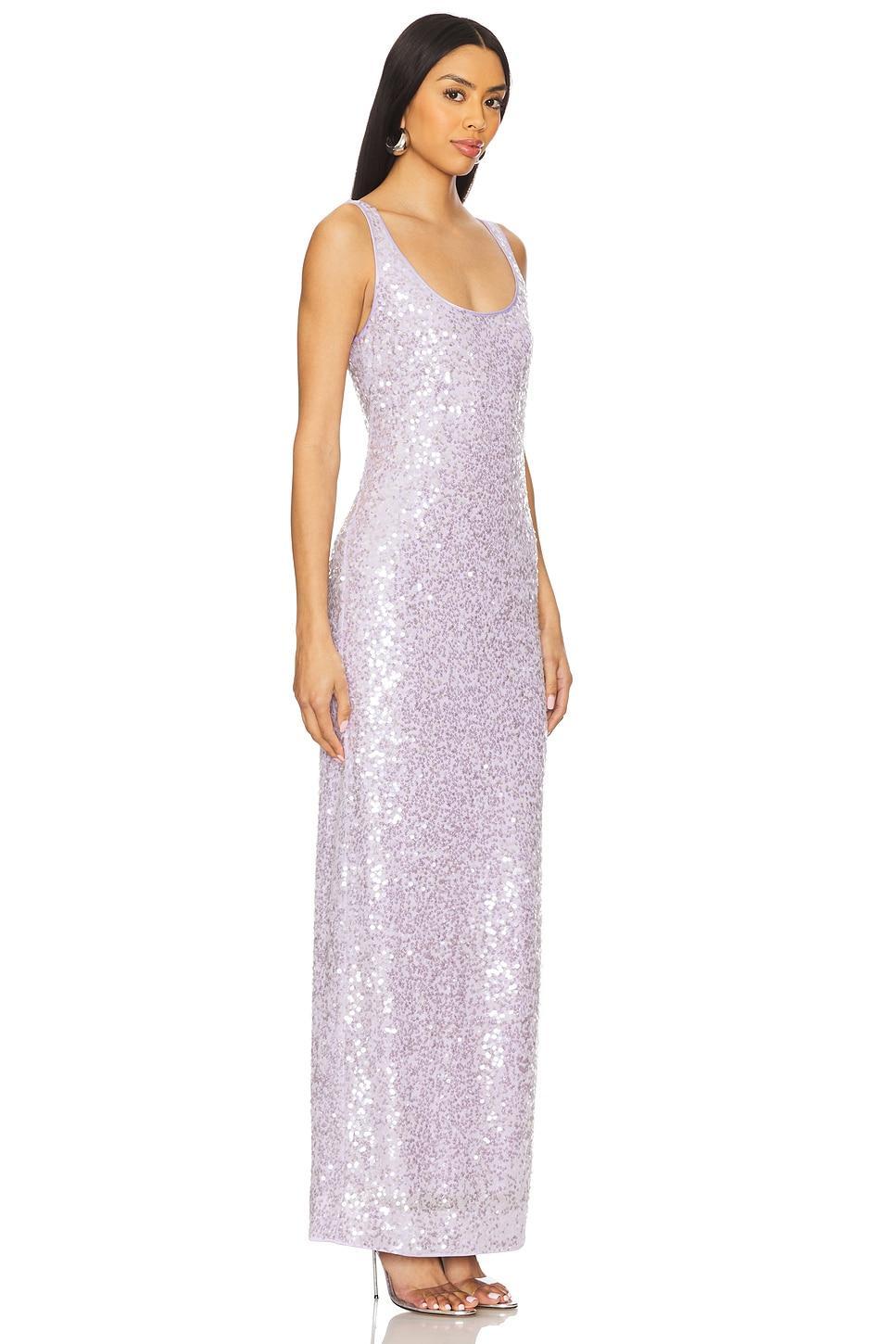 Tatum Stretch Shimmer Sequins Maxi Dress MILLY Product Image