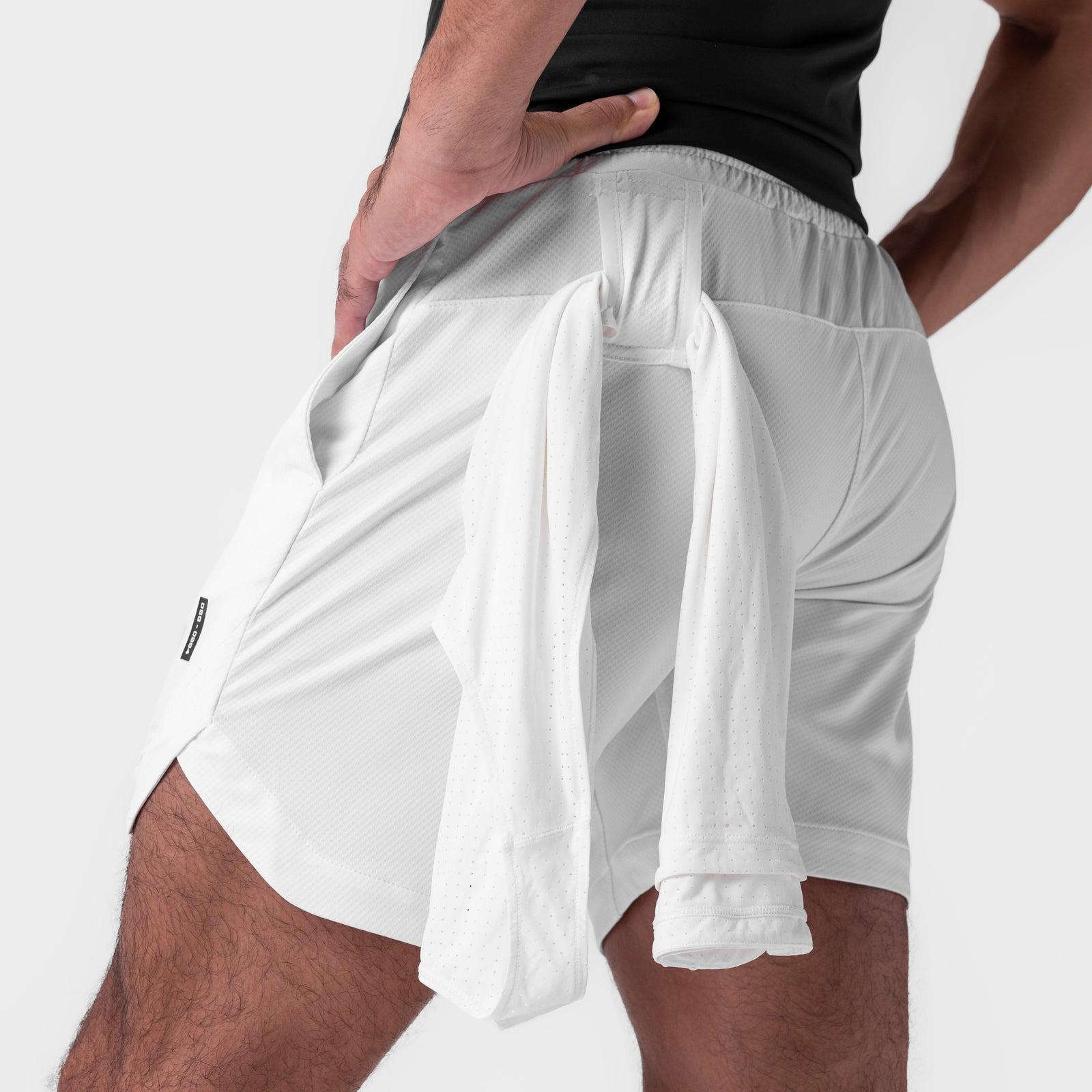 0994. AeroSilver® 7" Linerless Short - White Male Product Image