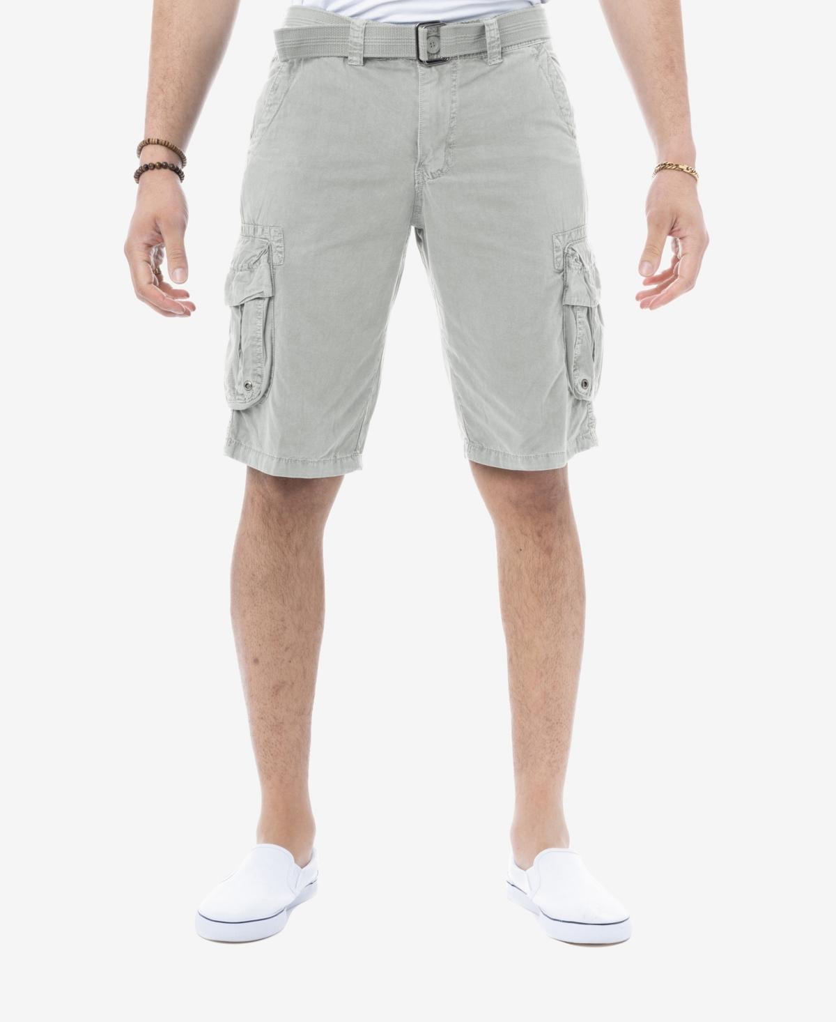 Men's RAW X by Xray Regular-Fit Belted Cargo Shorts, Size: 30, Green Product Image