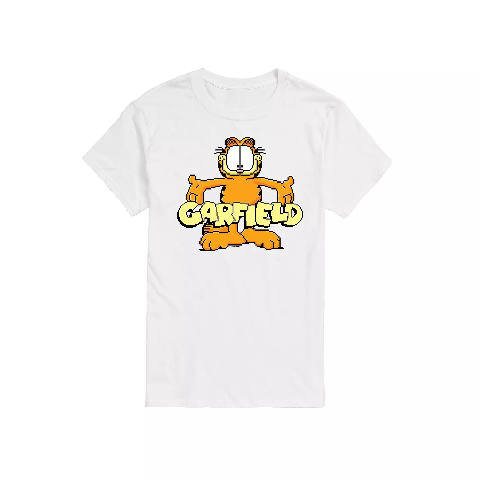 Mens Garfield Standing Logo Graphic Tee Product Image