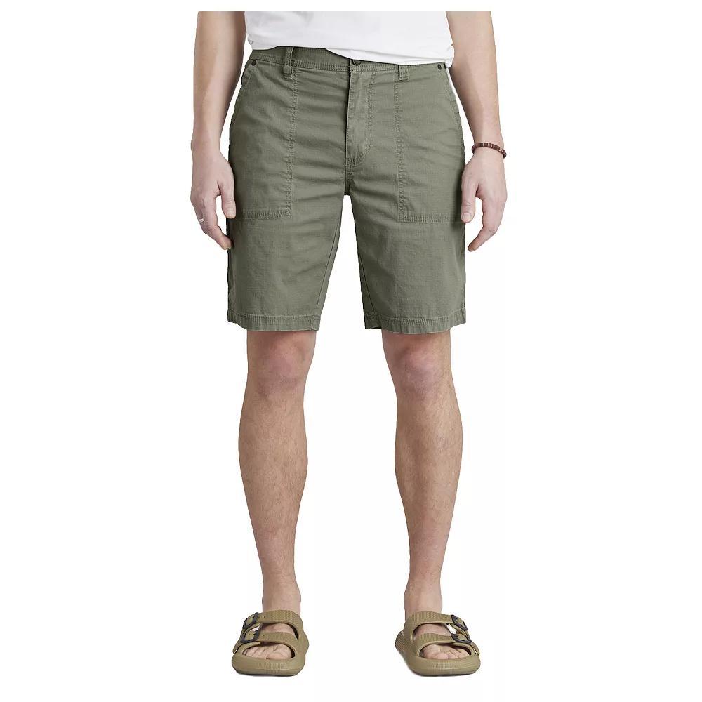 Men's UNIONBAY Cliff Stretch Rip-Stop Utility Shorts, Size: 32, Brown Product Image