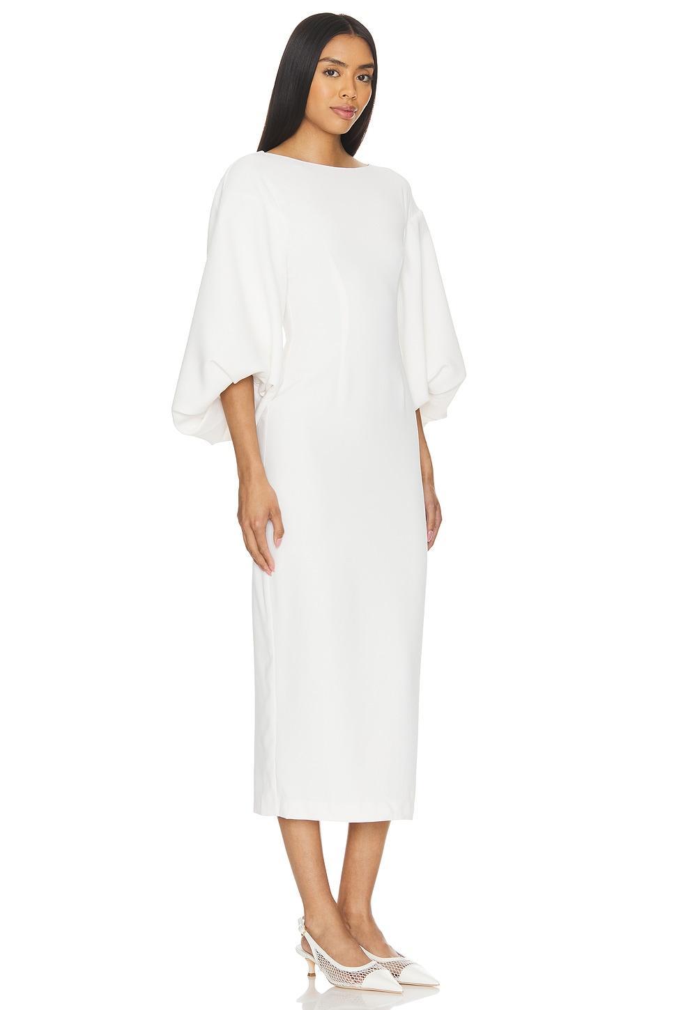 Lovers and Friends Evonne Midi Dress in Ivory Product Image