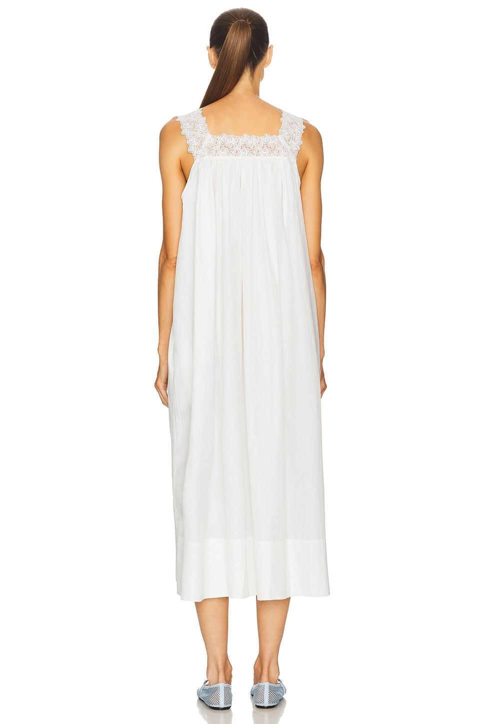 Midi Dress With Lace in Tech Poplin Helsa Product Image