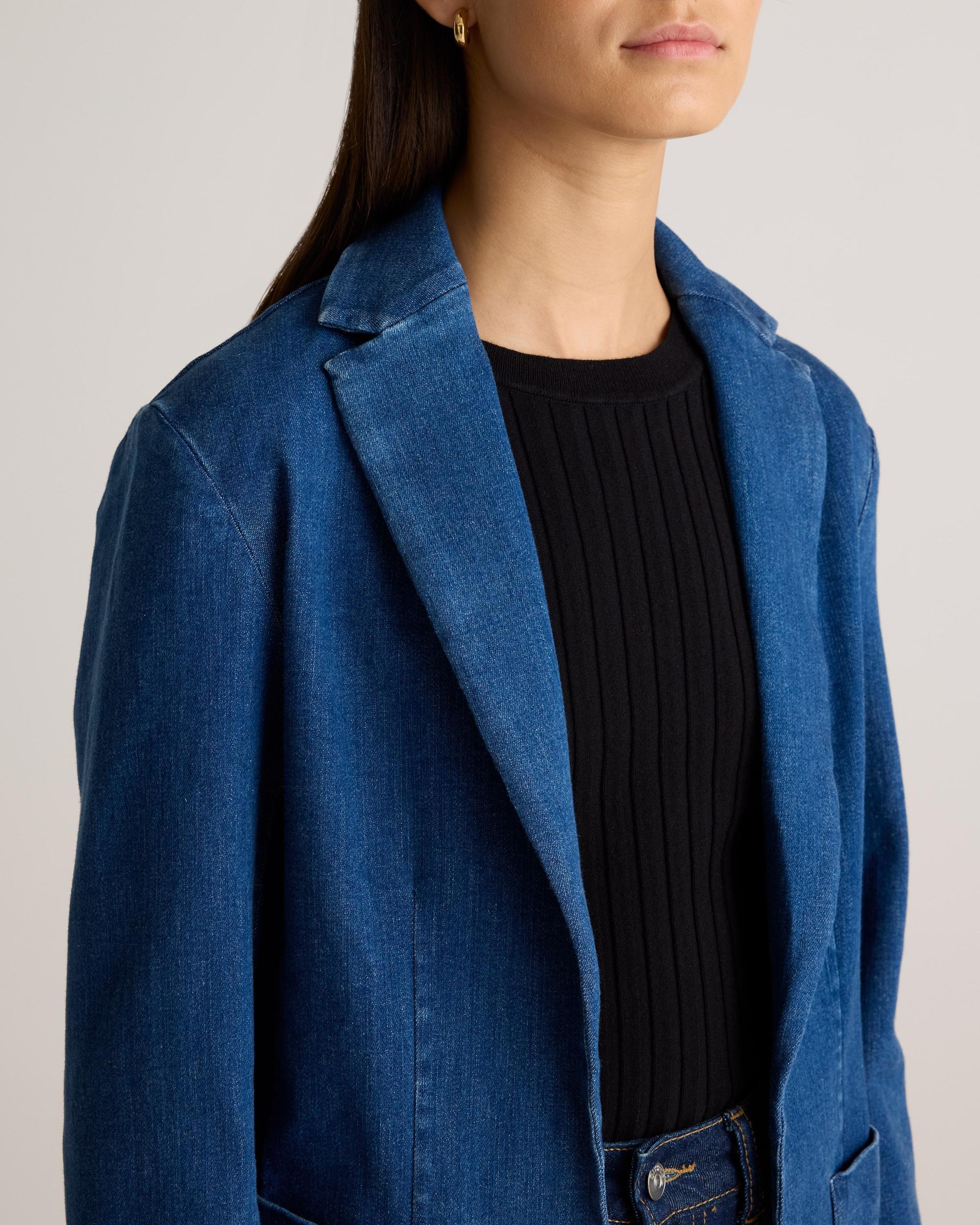 Quince | Women's Stretch Denim Blazer Cotton Product Image