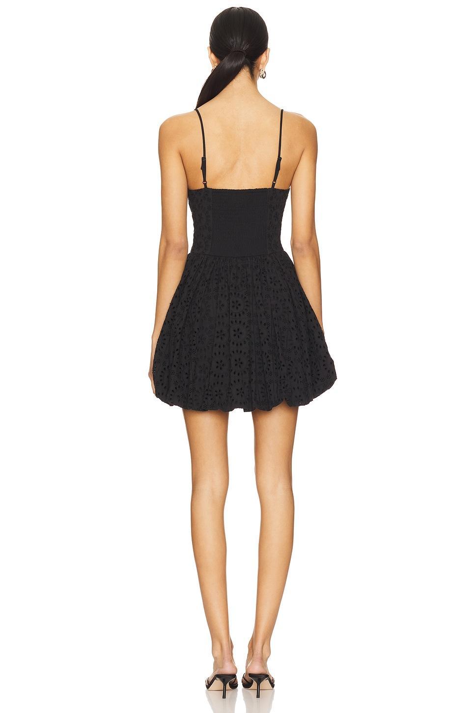 Penelope Bubble Mini Dress Damson Madder Product Image
