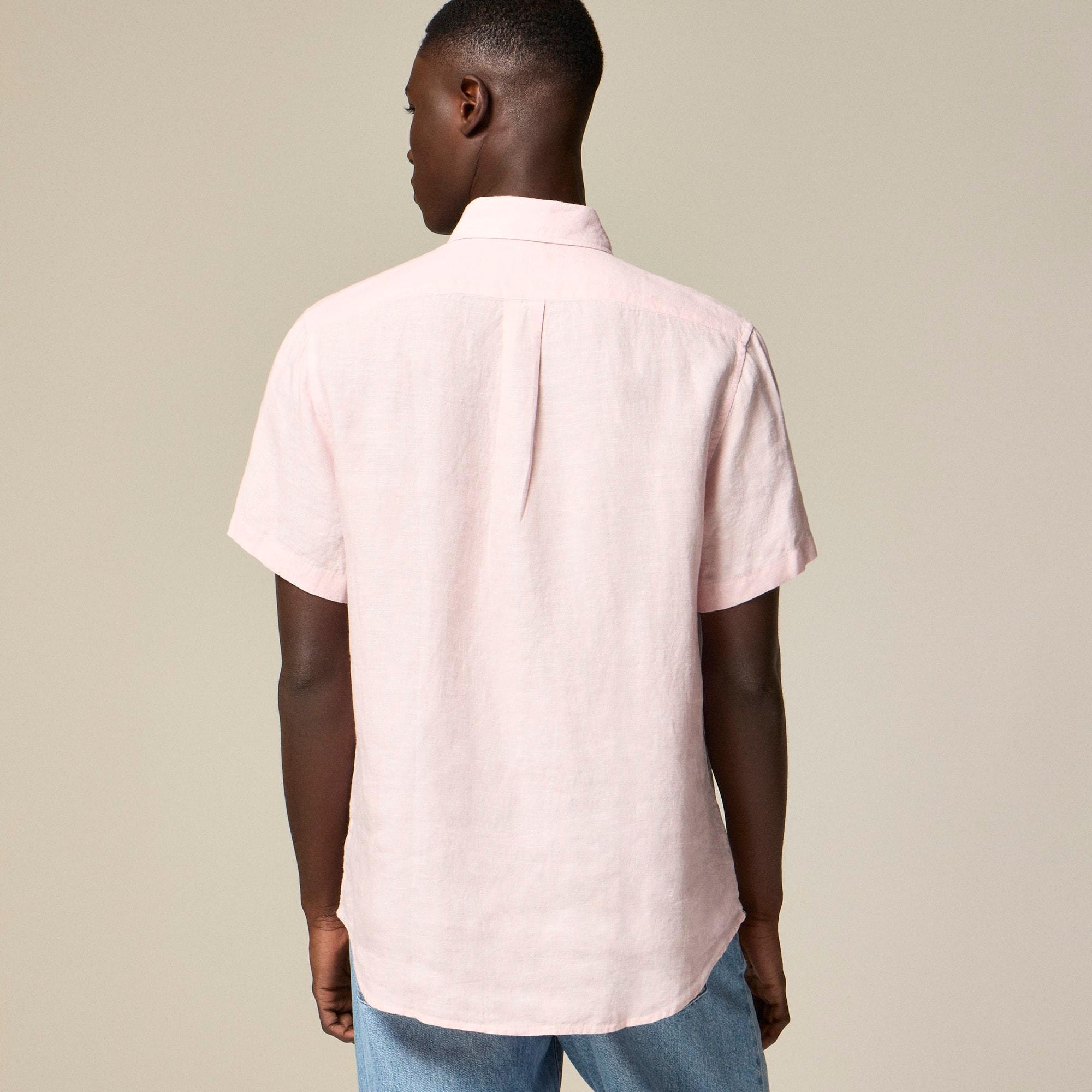 Short-sleeve Baird McNutt Irish linen shirt Product Image