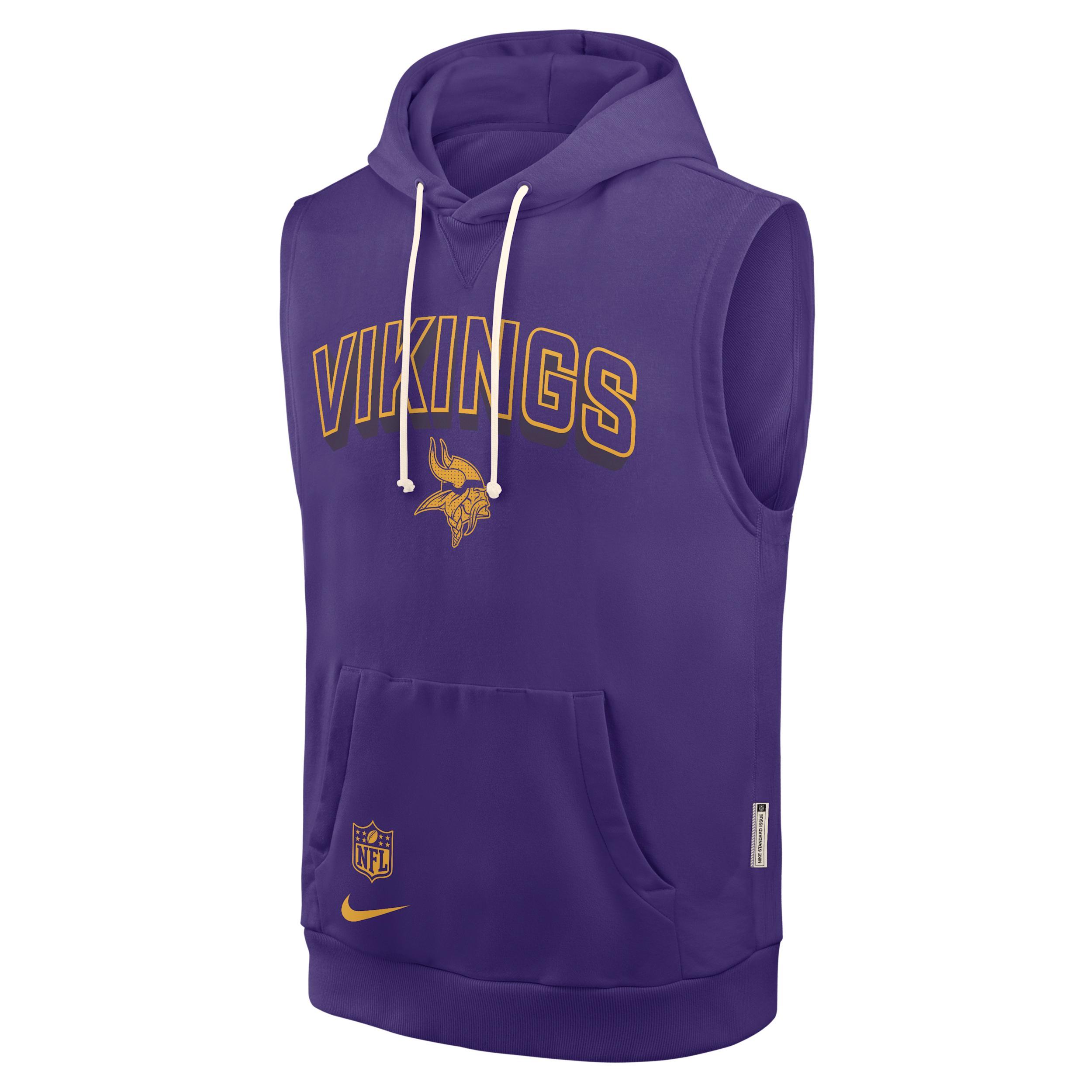Buffalo Bills Sideline Nike Men's Dri-FIT NFL Sleeveless Pullover Hoodie Product Image