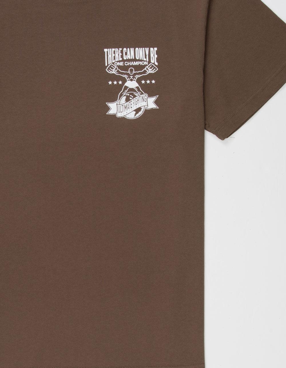 UFC One Champion Mens Tee - BROWN Product Image