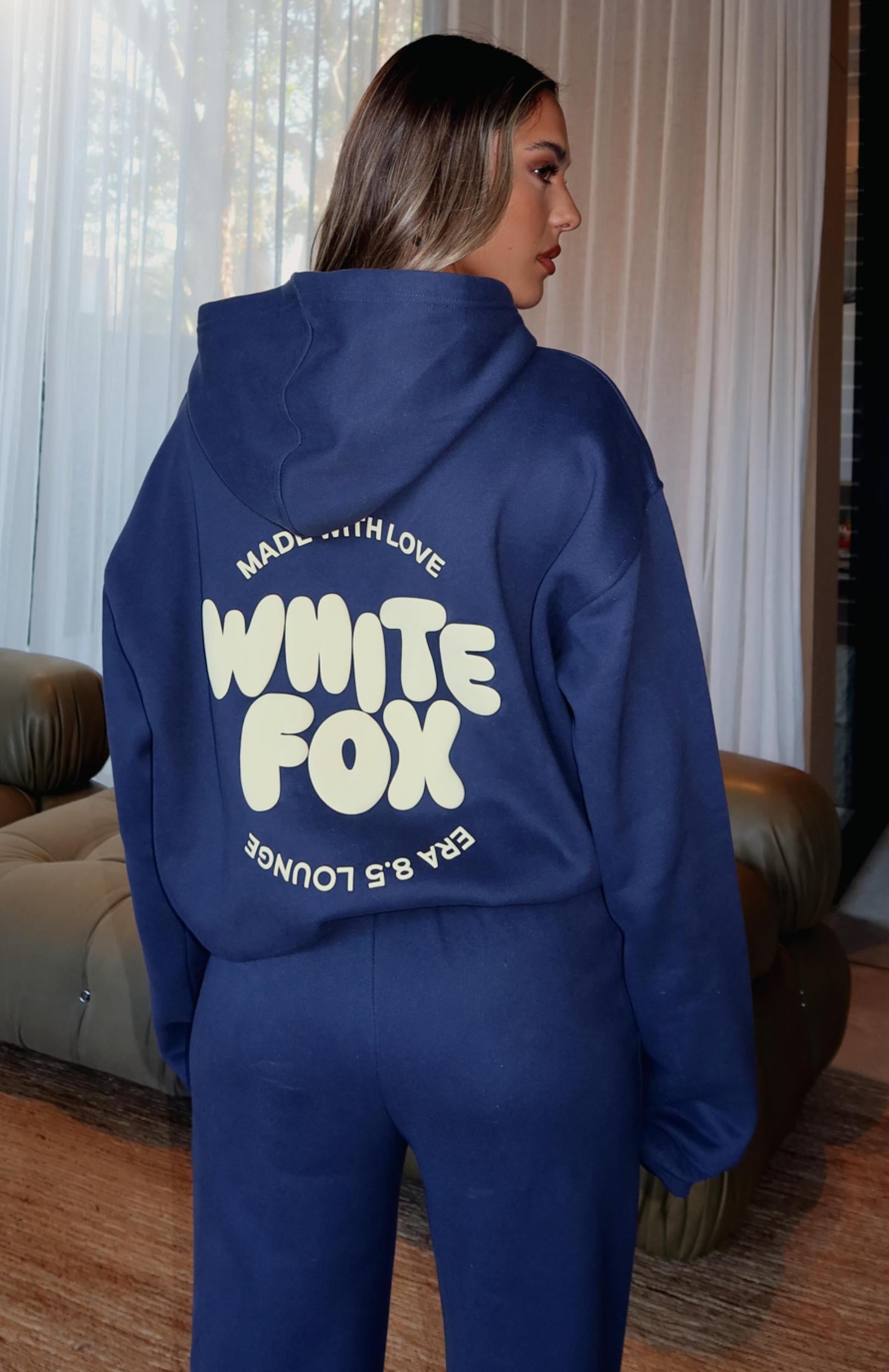 With Love For You Oversized Hoodie Navy Product Image