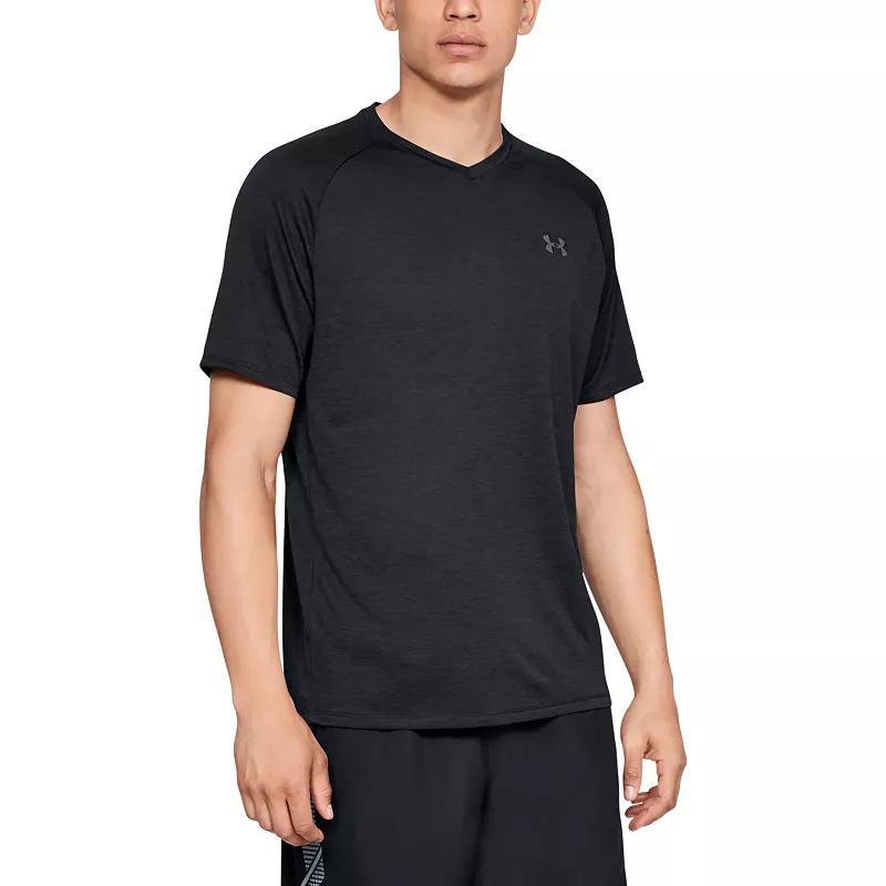 Big & Tall Under Armour Tech 2.0 V-Neck Tee, Men's, Size: XXL Tall, Black Product Image
