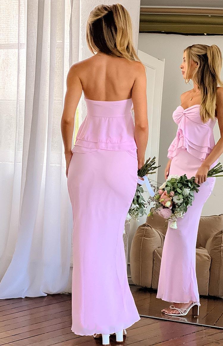 Myrna Pink Maxi Skirt Product Image