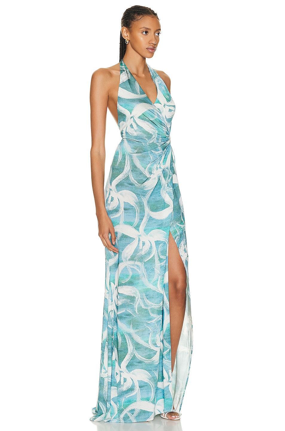 Louisa Ballou King Tide Dress in Blue Product Image
