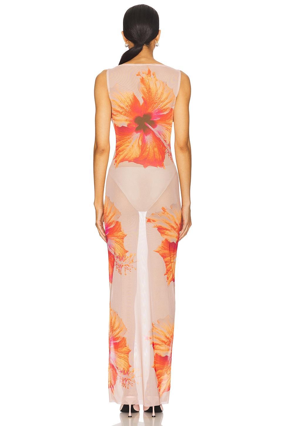 Gauze Mesh Maxi Dress Good American Product Image