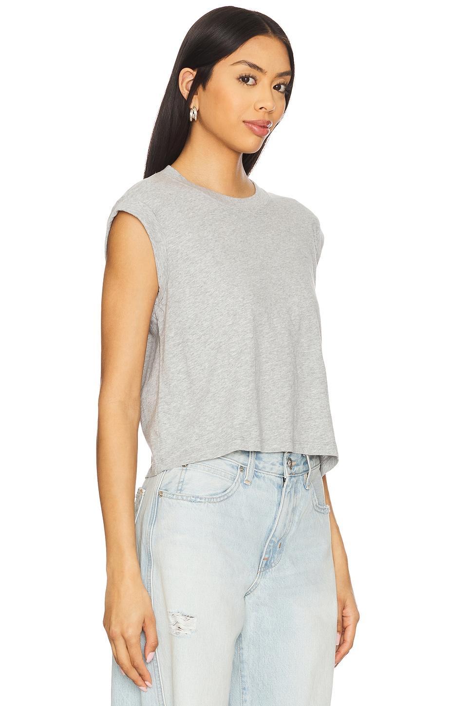 Rolled Cuff Boxy Tee Bobi Product Image
