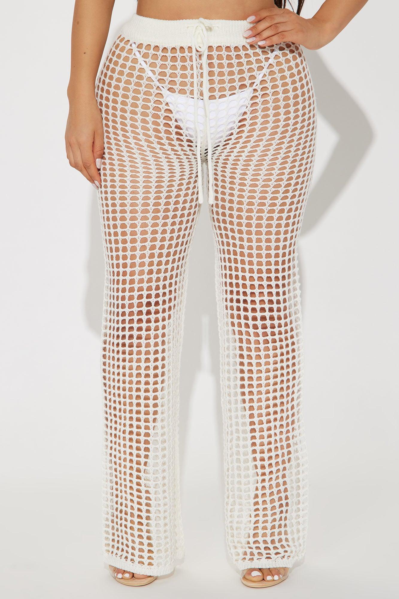 Boats In Maui Cover Up Pant - White Product Image