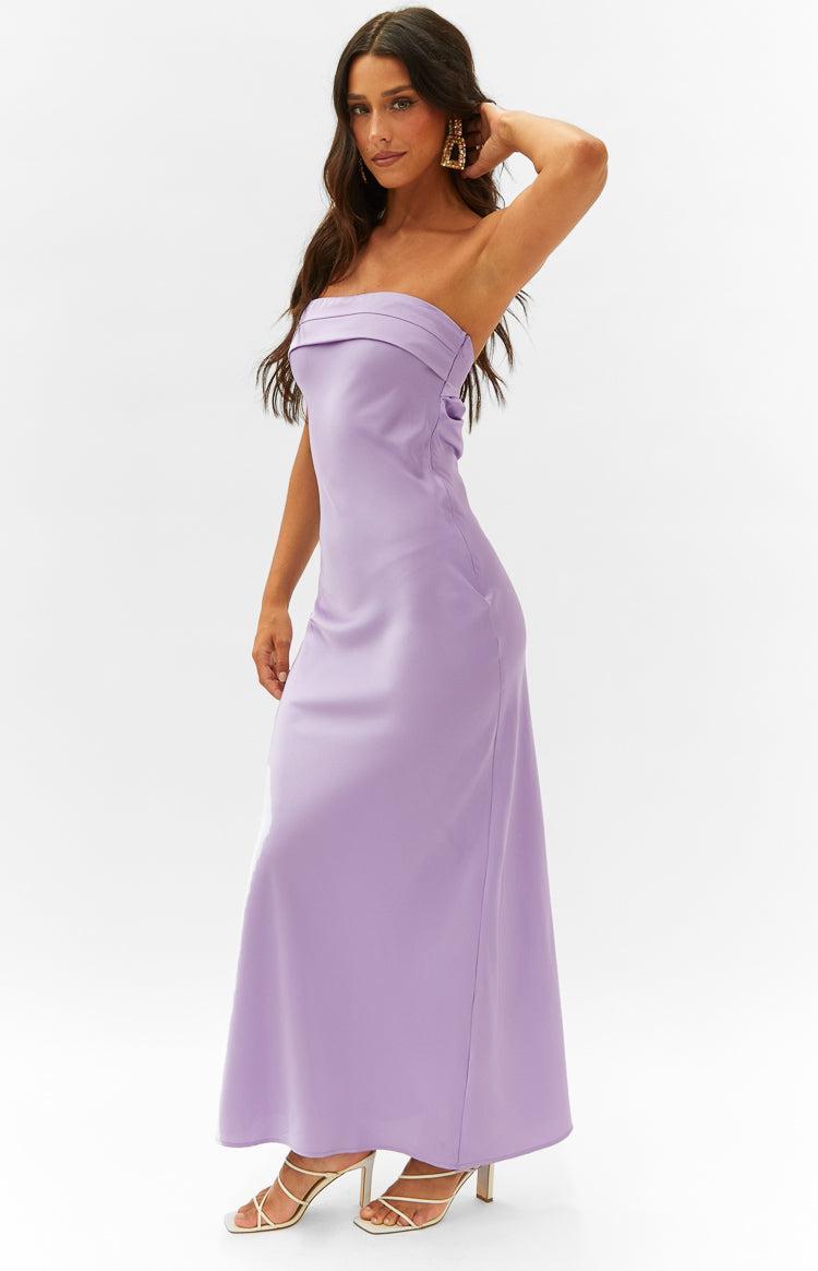 Maiah Lilac Maxi Dress Product Image