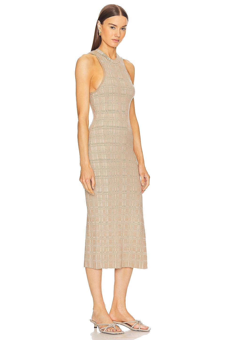 by Marianna Halia Midi Knit Dress With Slit L'Academie Product Image